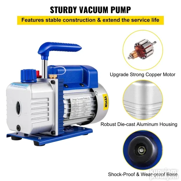 Vakuumska / vakumska pumpa 9 CFM 1 HP