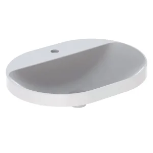 Lavabo ugradni u ravnu ploču elipsa 600x450 nema preliv