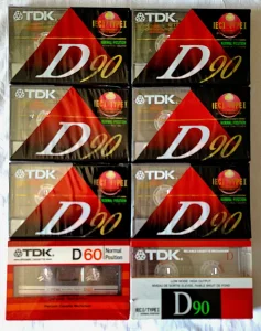TDK prazne kasete Japan, kao nove - TDK D60 i TDK D90