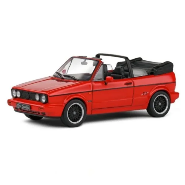 Solido VW GOLF 1 MKI CONVERTIBLE SPORTLINE Red , 1992, 1:43