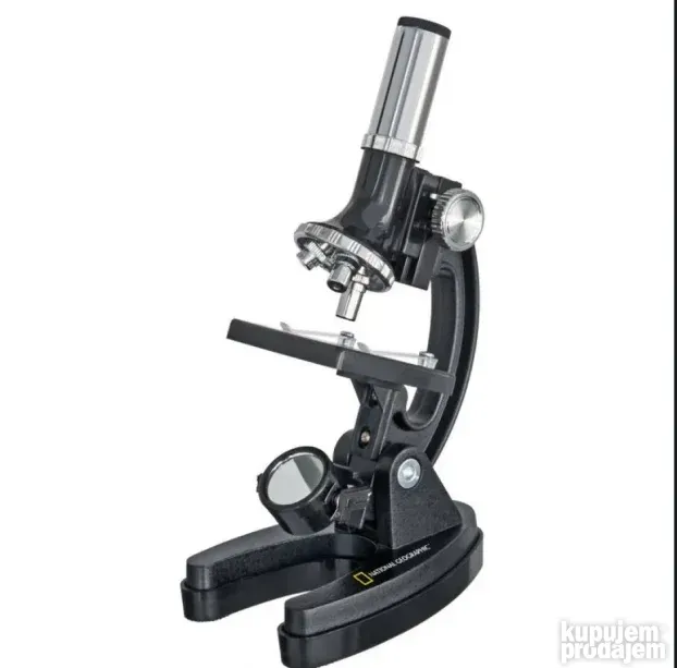 BRESSER National Geographic 300x-1200x microscope stock por