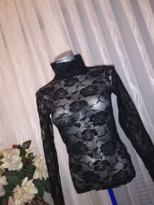 crna čipka rolka MS vel.M-L