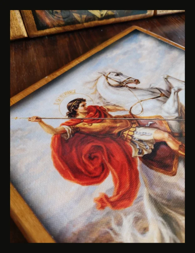 Sveti Djordje Ikona na drvetu + poklon