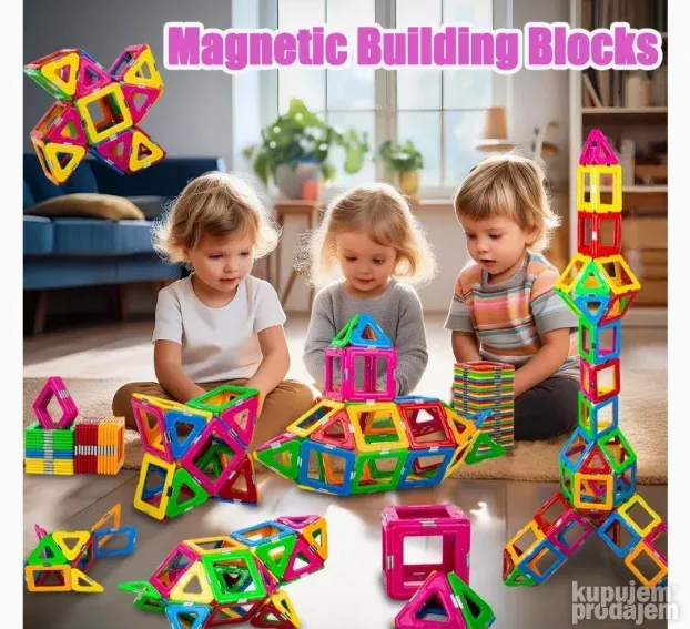 Magnetne kocke 3D Magnetne plocice Kockice za sklapanje 3D