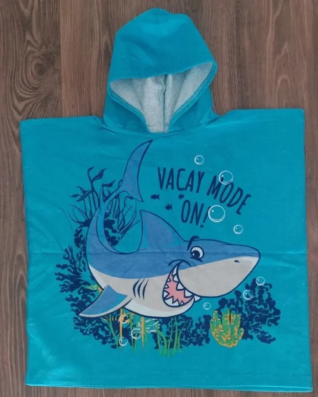 Dečiji pamučni pončo peškiri