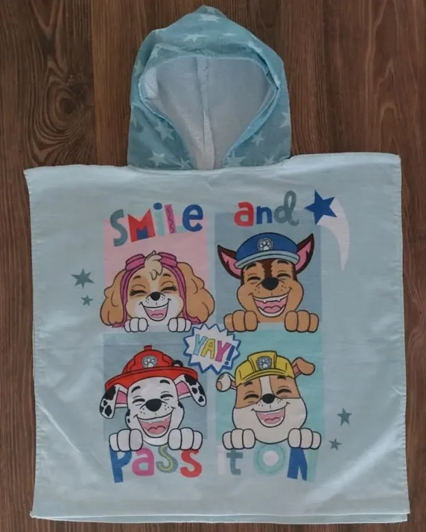 Dečiji pamučni pončo peškiri