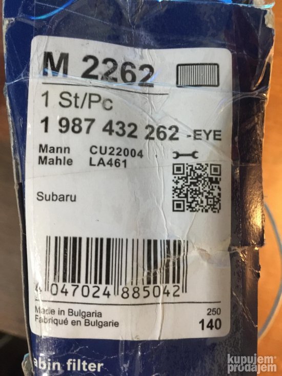 Filter kabine Subaru Forester,Impreza