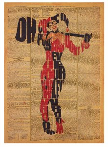 Harley Quinn Poster Retro Model 1
