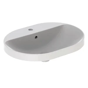 Lavabo ugradni u ravnu ploču elipsa 600x450 ima preliv