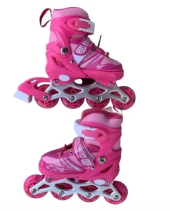 Roleri sa silikonskim tockovima - Roze