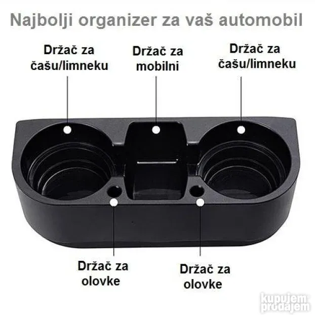 Dodatak za auto sedišta držač za flašice i razno