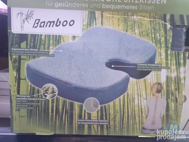 Anatomski Jastuk za Sedenje - Bambus