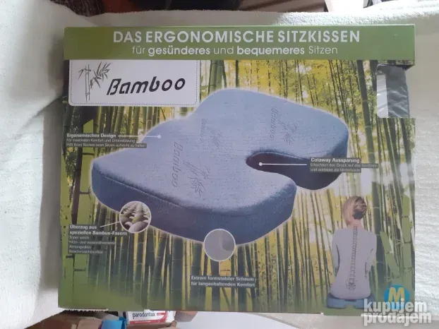 Anatomski Jastuk za Sedenje - Bambus