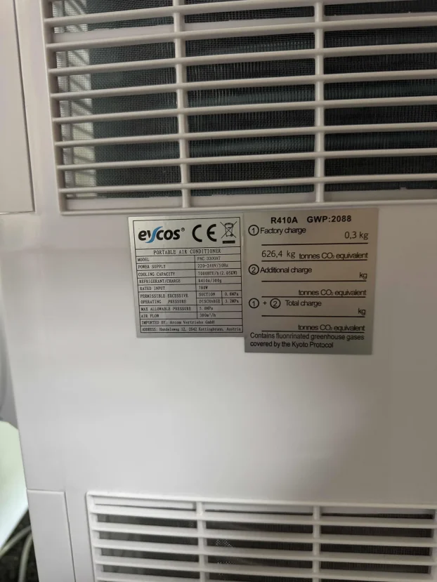 Eycos Mala Mobilna Klima 7000BTU 780w