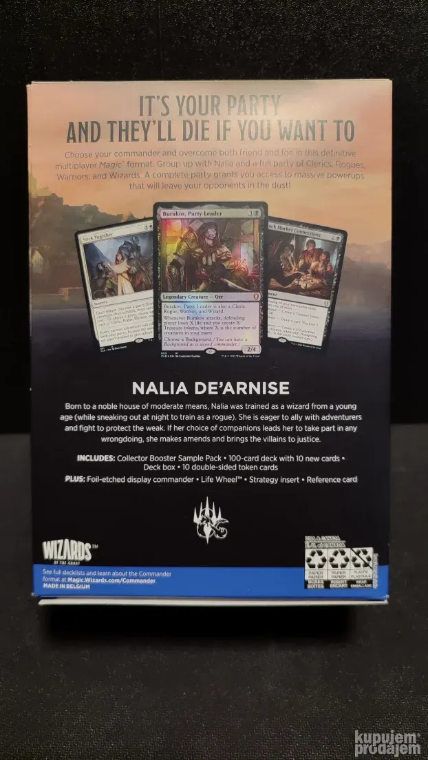 party time mtg commander deck Amazon.com: Magic: The Gathering Commander Legends: Battle for Baldur's  Gate Commander Deck – Party Time + Collector Booster Sample Pack : Toys &  Games main image 0