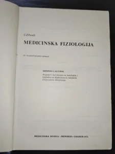 udžbenik medicinska fiziologija Gayton