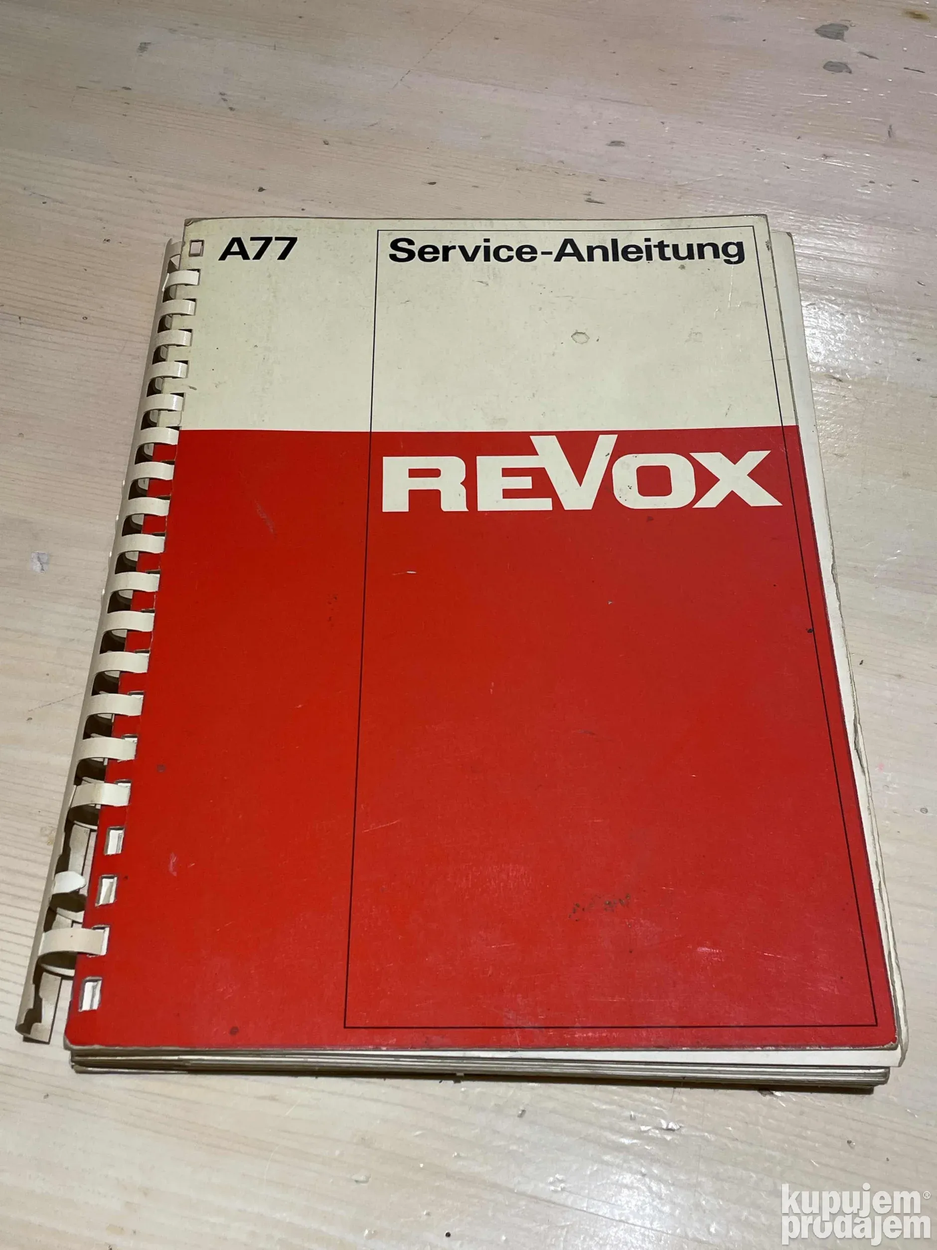revox a77 servisna knjiga - KupujemProdajem