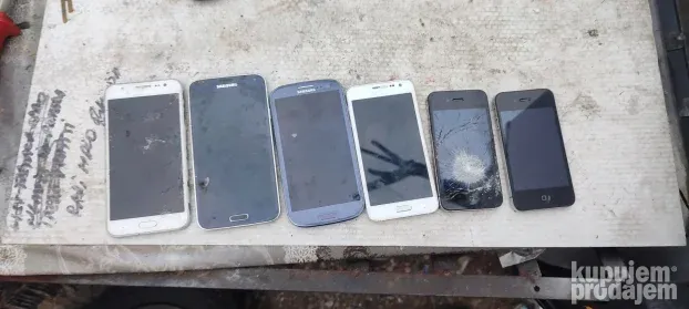 mobilni telefoni 6 kom.za delove 0641341551