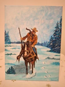 Teks Viler - slika akril na platnu