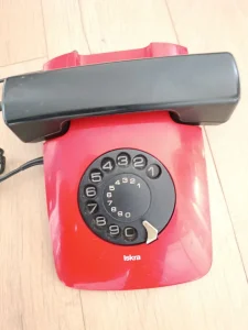 Iskra ETA 31 Retro Crveni Telefon Jugoslavija