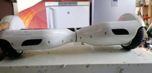 hoveboard za decu master beli polovan-neispravan