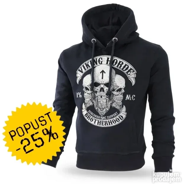 DUKS Kangaroo Viking Horde II HOODIE (Doberman)