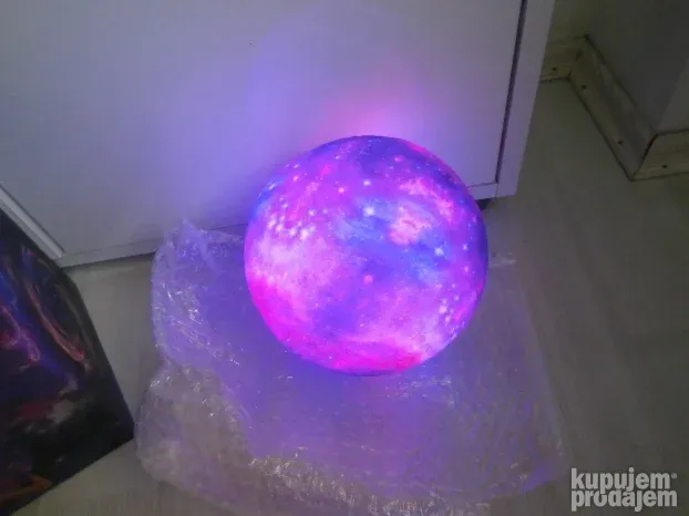 3D LAMPA Galaksija prelepa sa daljinskim