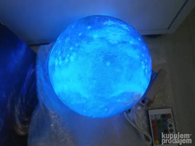 3D LAMPA Galaksija prelepa sa daljinskim