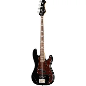 Harley Benton MV-4PJ Black Bass Gitara