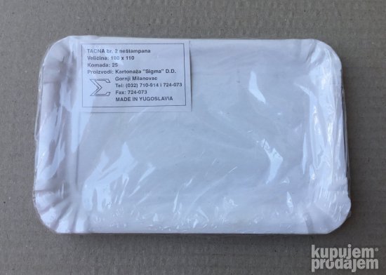 TACNE kartonske nove, pogodne za izlete, zakuske..