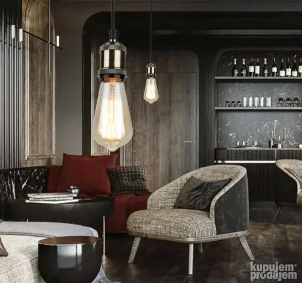 Retro Luster grlo sa kablom grlo za Sijalicu E27