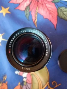 Carl zeiss jena ddr mc sonnar 3,5/135