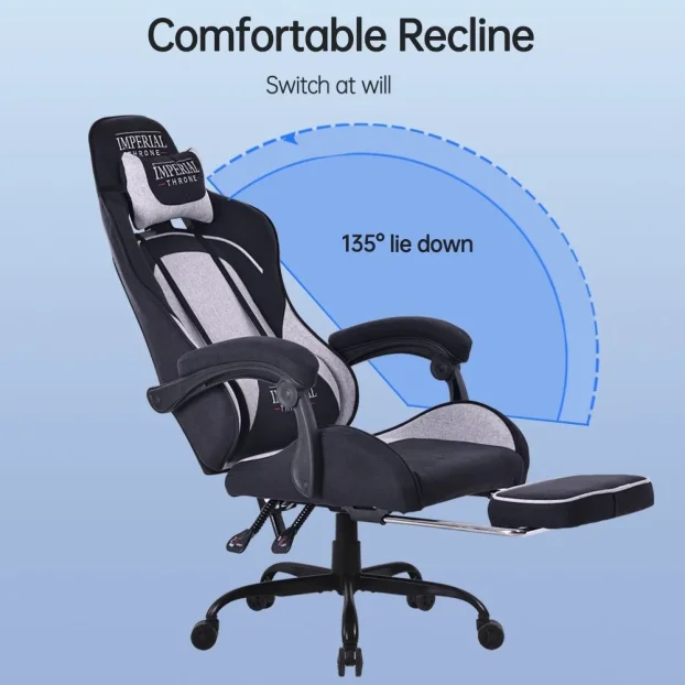 Gaming stolice Throne 5400 Black + Gaming Sto GT22