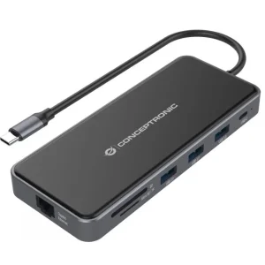 CONCEPTRONIC DONN15G 12 in 1 USB 3.2 Gen 1 Docking Station