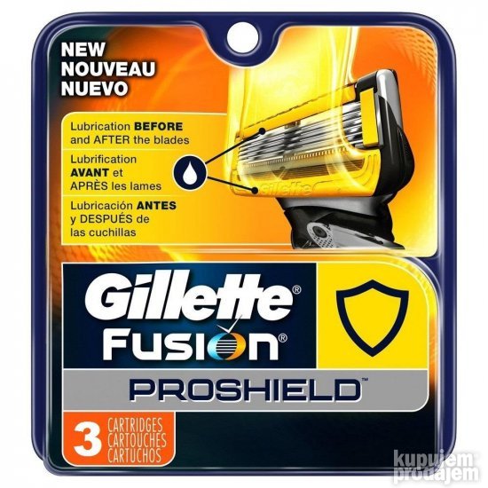 Gillette Fusion PROSHIELD 3 patrone u pakovanju