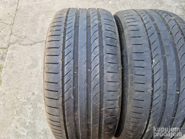 Dve dobre letnje gume 18 ice CONTINENTAL 245 40 18 sa 5.5mm