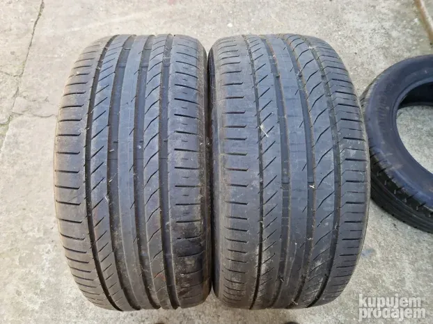Dve dobre letnje gume 18 ice CONTINENTAL 245 40 18 sa 5.5mm