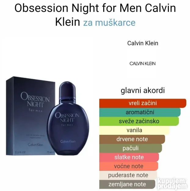 Calvin Klein Obsession muski parfemi