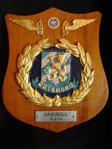 Plaketa Železničarska Geteborg 1954
