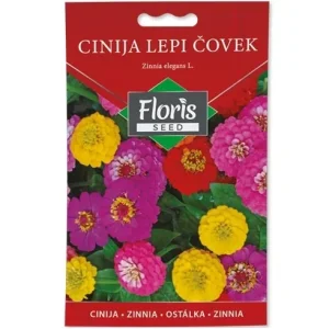 Cveće Cinija lepi čovek seme 1g - 10kom. FLORIS