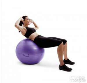 LOPTA ZA PILATES-Gumena lopta za fitnes i pilates-Lopta