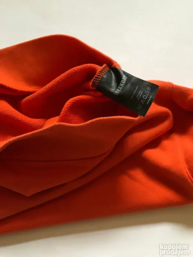 Weekday original zenski oversized narandzasti duks S