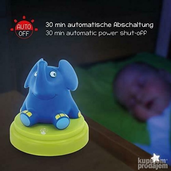 LED Lampa U Obliku Slona Sa Senzorm Na Dodir