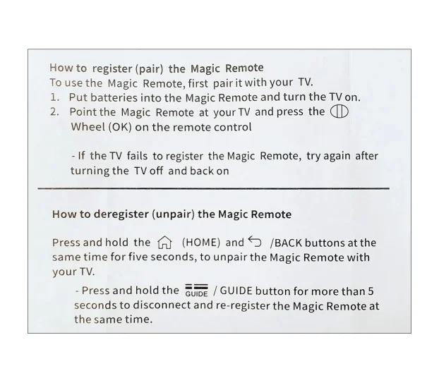 Daljinski za LG AN-MR21GA/S MAGIC