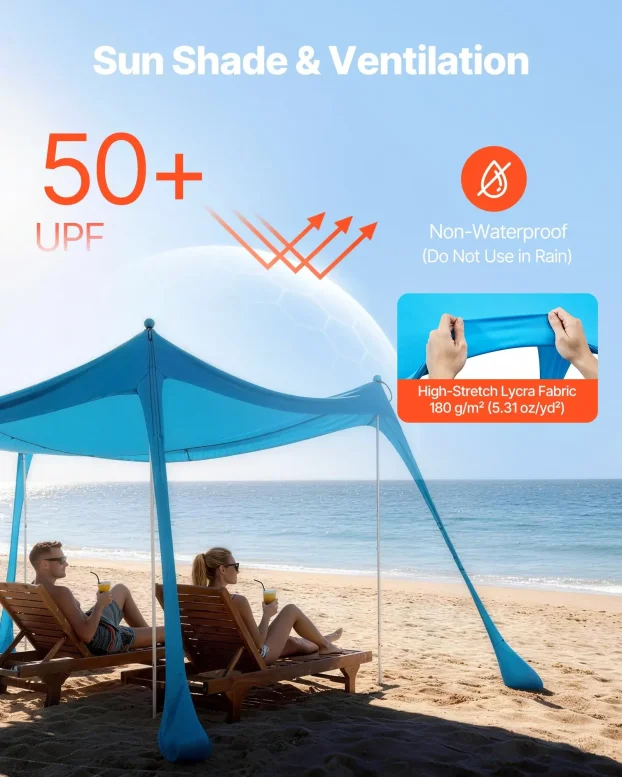 Plazni Sator Tenda Za Plazu 3x3x2m Prenosivi Sklopivi vv