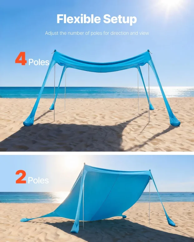 Plazni Sator Tenda Za Plazu 3x3x2m Prenosivi Sklopivi vv