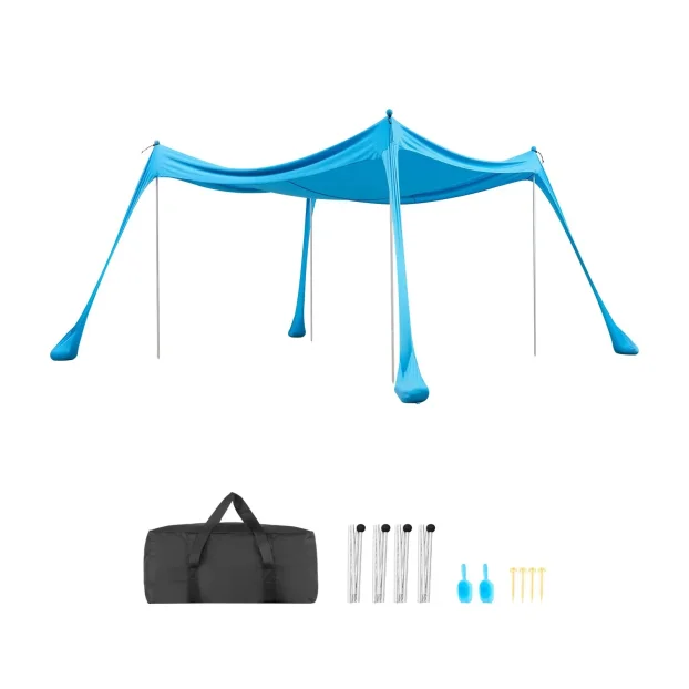 Plazni Sator Tenda Za Plazu 3x3x2m Prenosivi Sklopivi vv