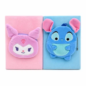 Plišana sveska A5 Stitch Kuromi poklon za školu