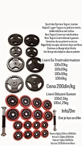 Tegovi Iceman Novi Gumirani i Liveni f30 Dostava Gratis BG