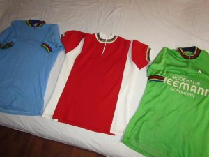 Tri dres majice, M/XL, biciklizam, retro